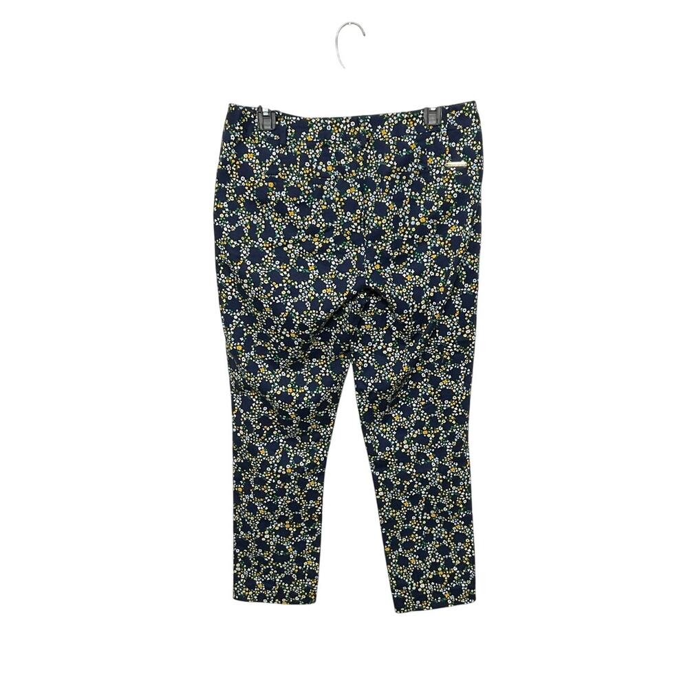 Michael Kors Women’s Floral Ankle Pants Size 8 Medium Summer Career Casual - Picture 2 of 5